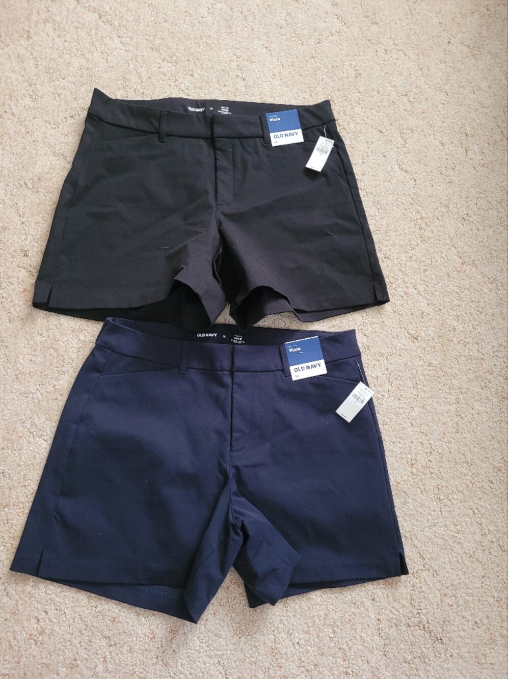 Old Navy Women's Pixie Shorts - Black & Navy